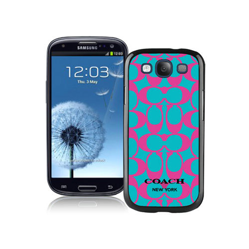 Coach Big Logo Fuchsia Blue Samsung Galaxy S3 9300 CAZ Coach Big Logo Fuchsia Blue Samsung Galaxy S3 9300 CAZ